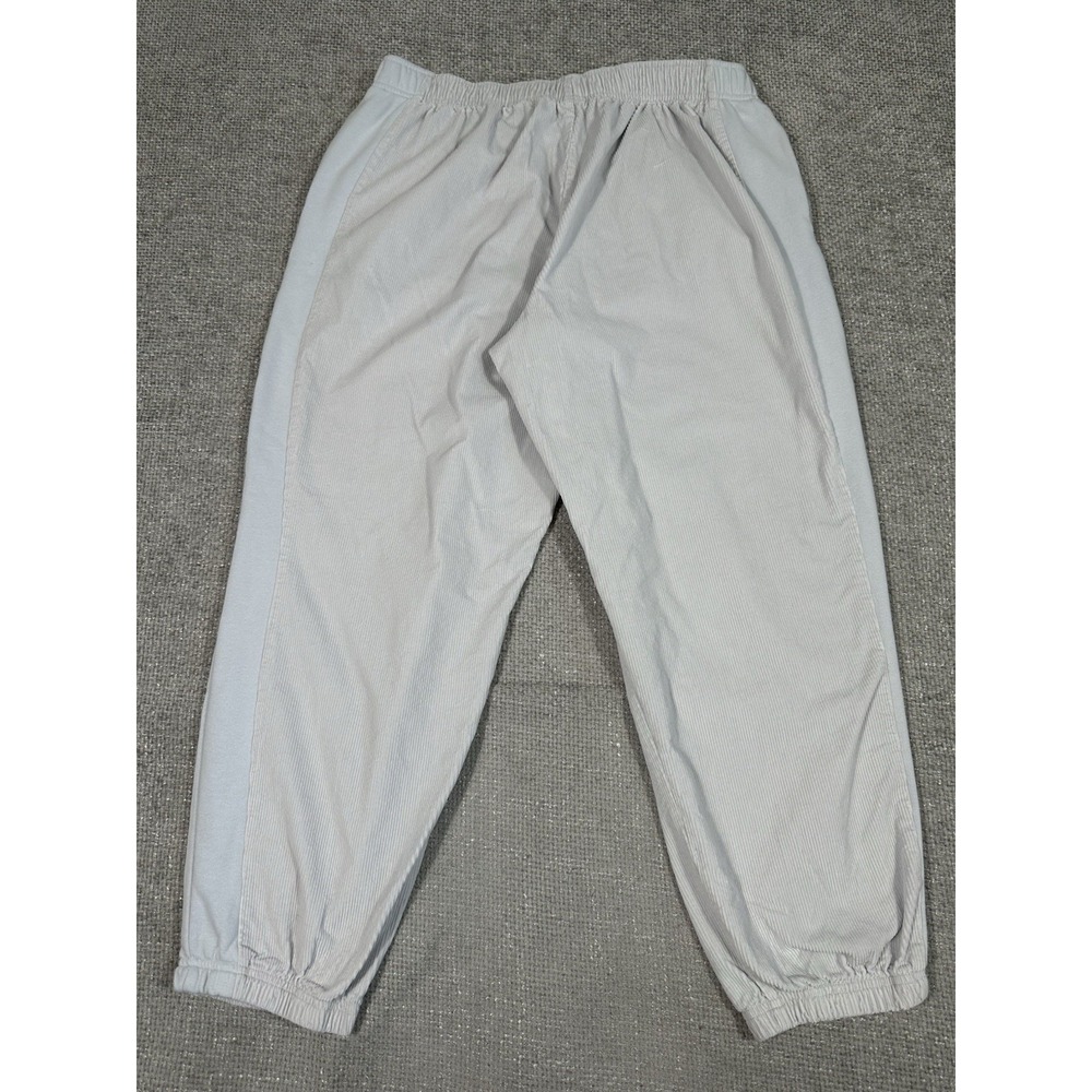 Nike Air Joggers Womens 2XL Platinum High Waisted Corduroy Fleece‎ Pants - Picture 4 of 12